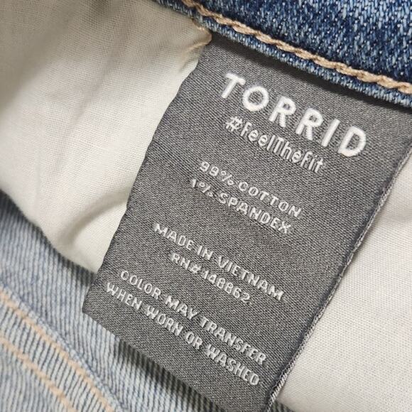 Torrid Mom Straight Vintage Stretch High-Rise Jean Size 20R - Picture 11 of 11